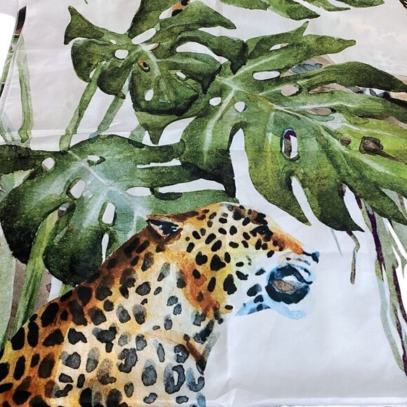 Leopard Wall Hanging Boho Decor 58x58" Fabric Mural Tapestry - Picture 2 of 7